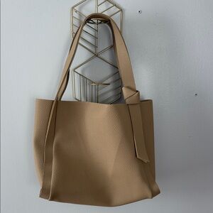 Elegant Tan Tote Bag